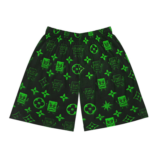 Basketball Shorts — All-Over Print Athletic Shorts