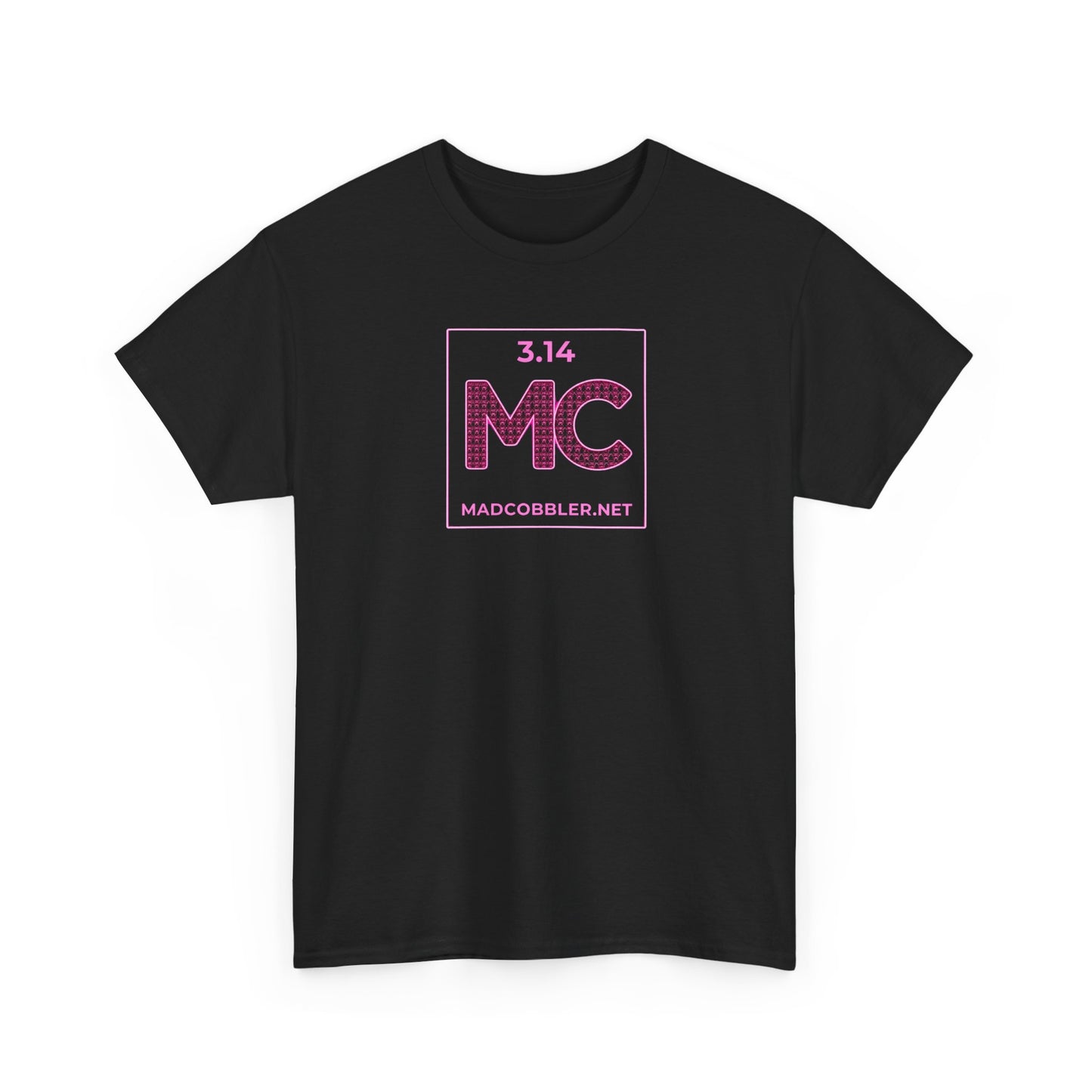MC Pi Logo T‑Shirt — 3.14 MadCobbler.net 100% Heavyweight Cotton Tee