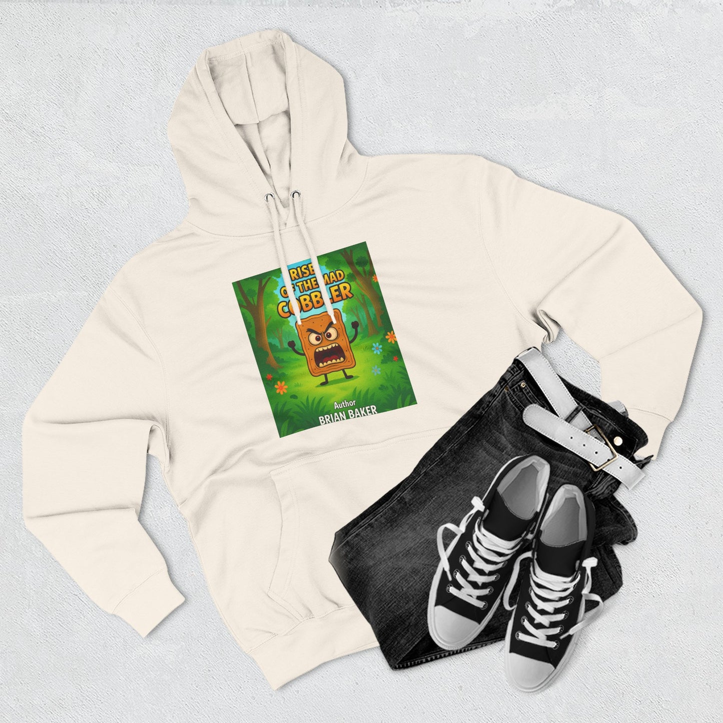 Three-Panel Fleece Hoodie