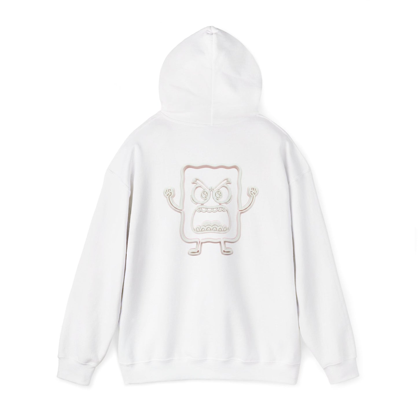 Hoodie — 'MC Mad Cobbler' Graphic Logo Hoodie with Angry Cartoon Back Print