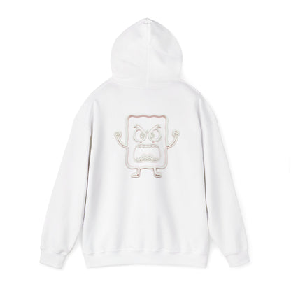 Hoodie — 'MC Mad Cobbler' Graphic Logo Hoodie with Angry Cartoon Back Print