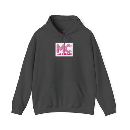 Hoodie — 'MC Mad Cobbler' Graphic Logo Hoodie with Angry Cartoon Back Print