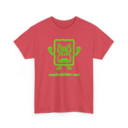 Mad Cobbler Graphic T‑Shirt — Neon Green MadCobbler.net Logo Tee