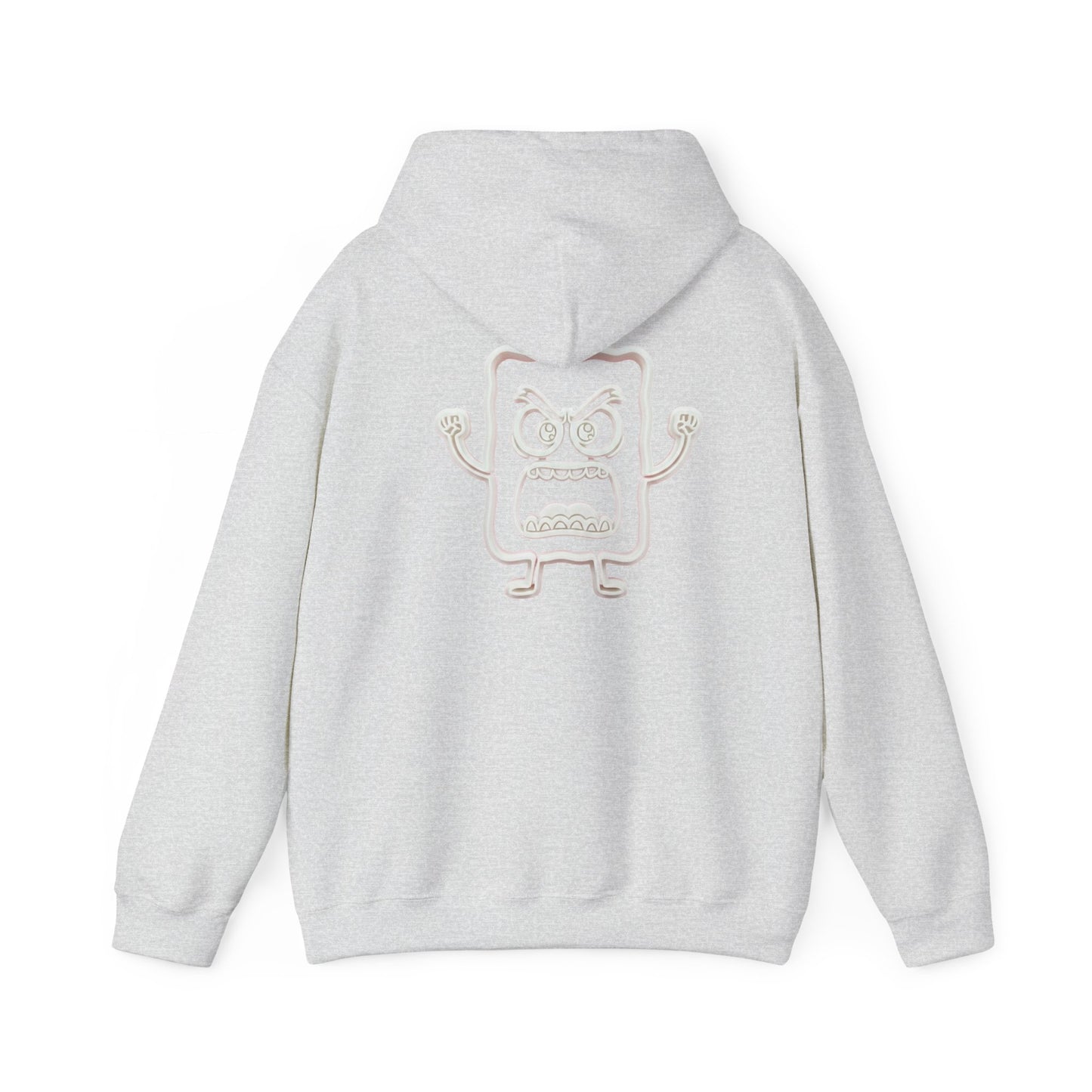 Hoodie — 'MC Mad Cobbler' Graphic Logo Hoodie with Angry Cartoon Back Print