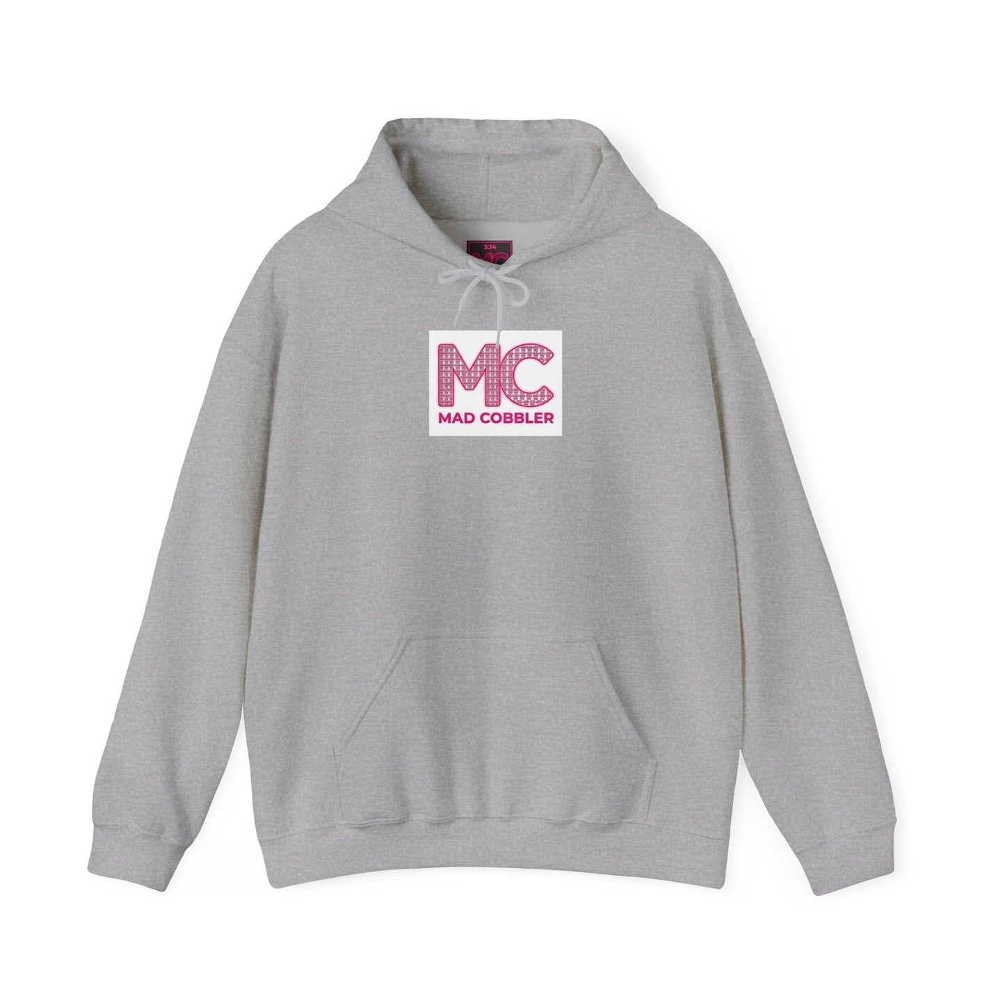 Hoodie — 'MC Mad Cobbler' Graphic Logo Hoodie with Angry Cartoon Back Print