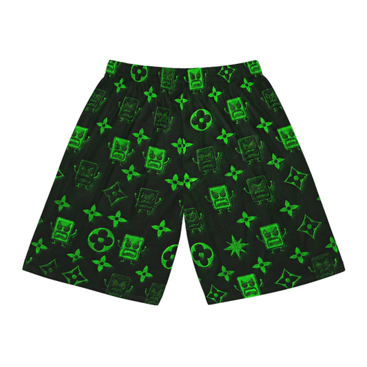 Basketball Shorts — All-Over Print Athletic Shorts