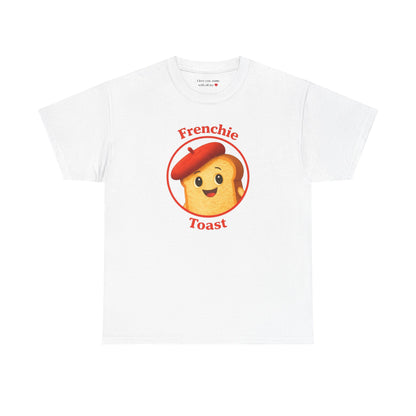 Frenchie Toast T‑Shirt — Cute Toast Character with Red Beret Graphic Mom edition