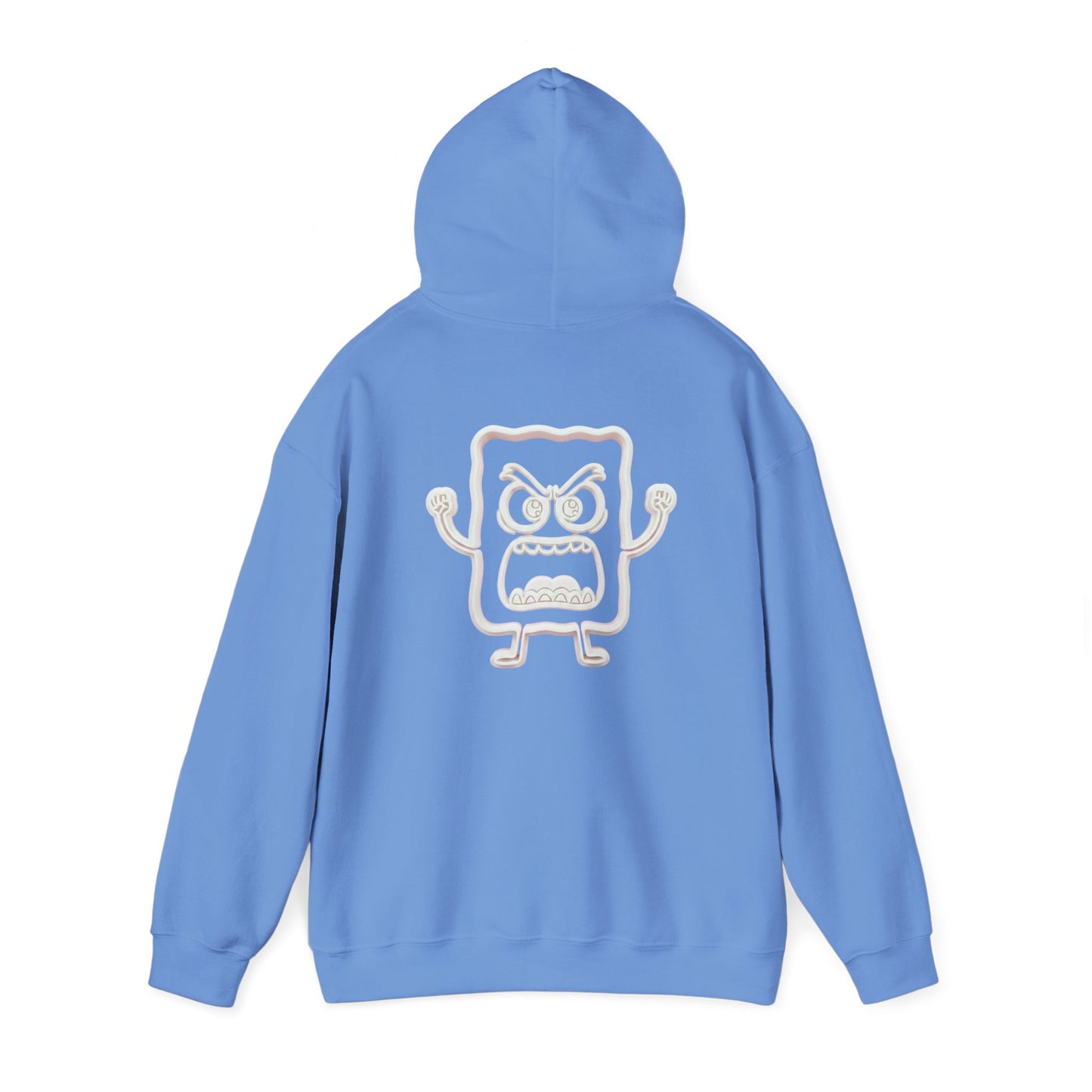 Hoodie — 'MC Mad Cobbler' Graphic Logo Hoodie with Angry Cartoon Back Print