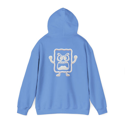 Hoodie — 'MC Mad Cobbler' Graphic Logo Hoodie with Angry Cartoon Back Print