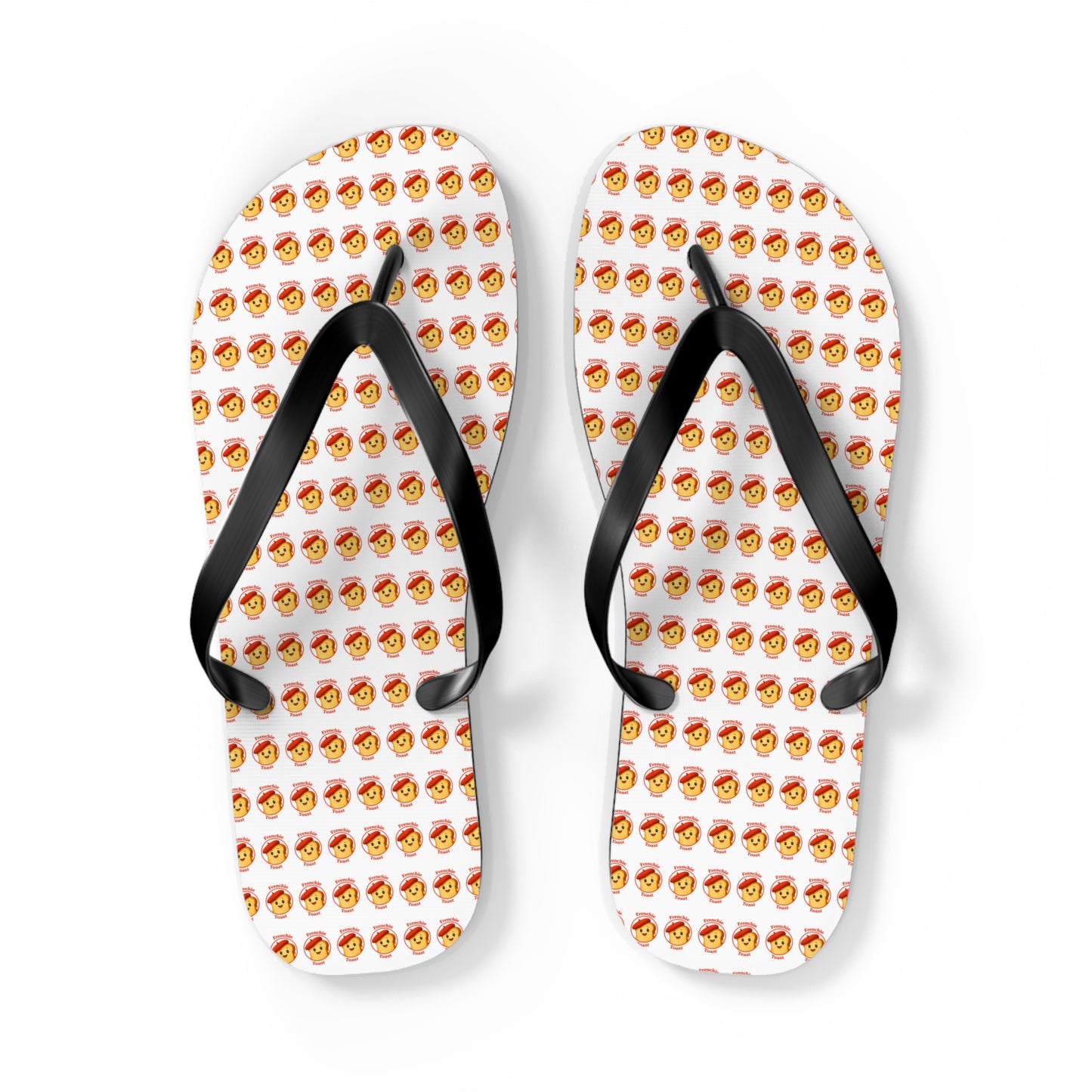 Frenchie Toast Flip Flops – Cute Fruit Summer Sandals