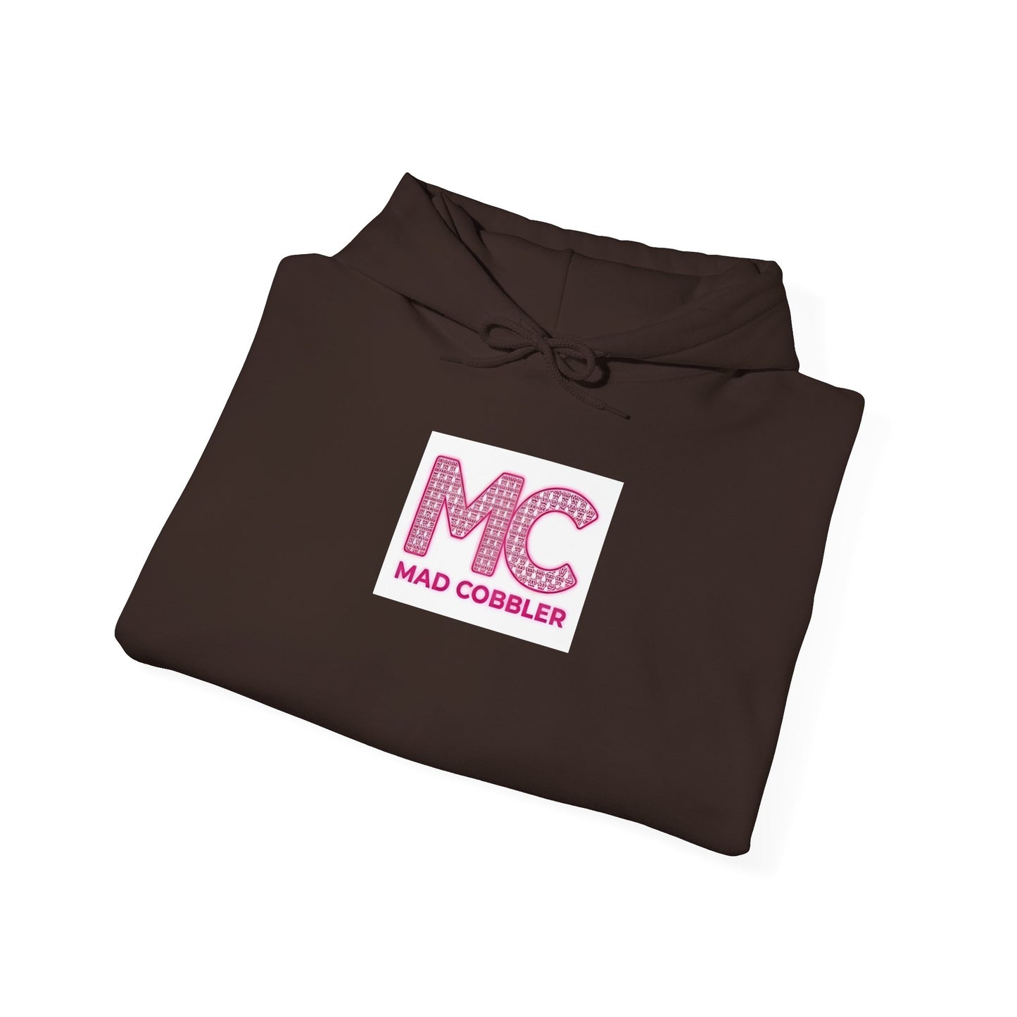 Hoodie — 'MC Mad Cobbler' Graphic Logo Hoodie with Angry Cartoon Back Print