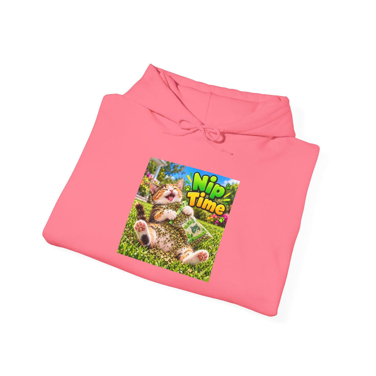 Nip Time Kitten Graphic Hoodie Unisex