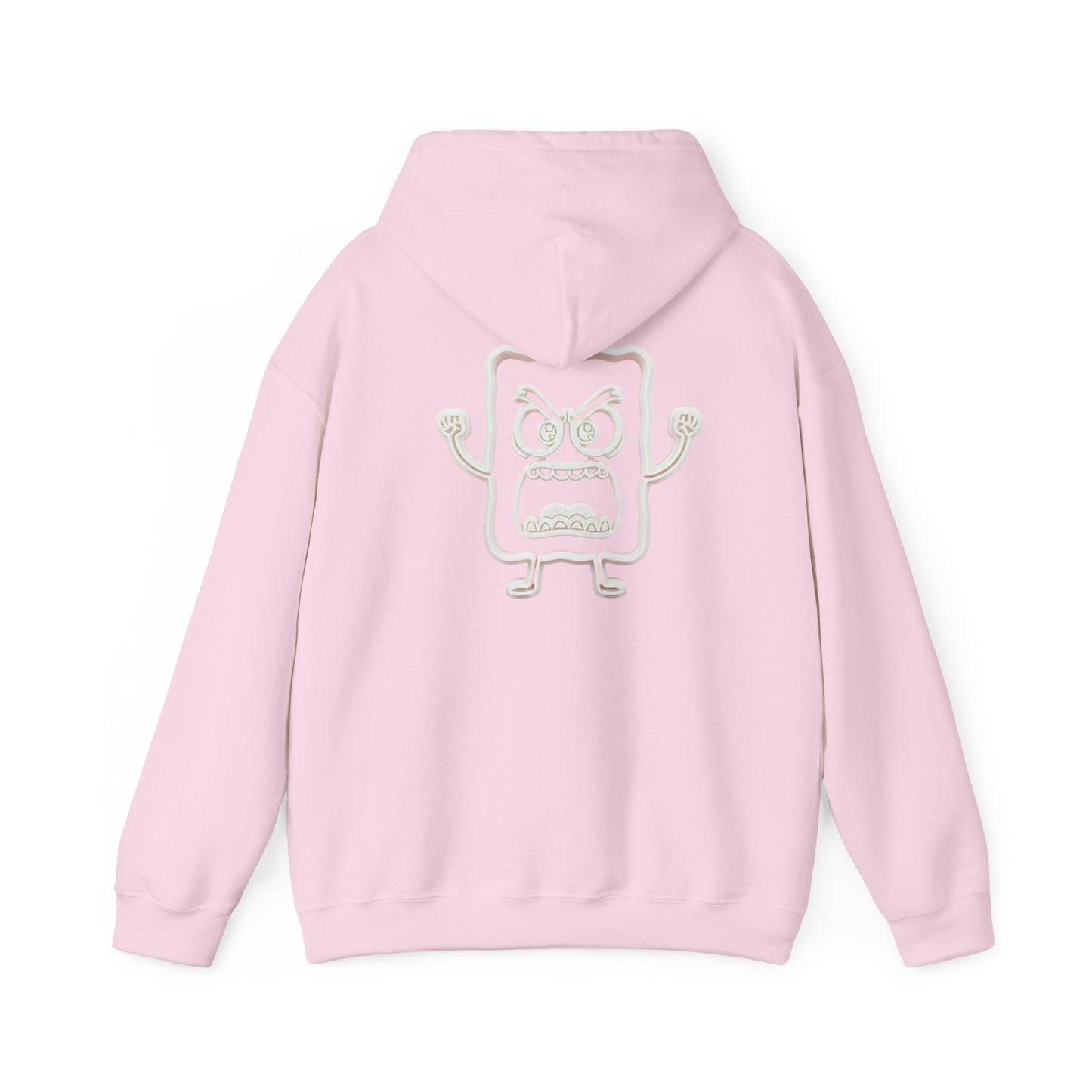 Hoodie — 'MC Mad Cobbler' Graphic Logo Hoodie with Angry Cartoon Back Print