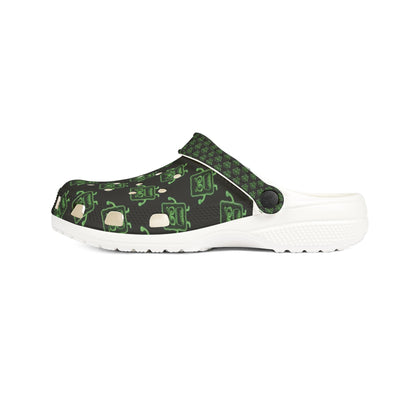 Mens Mad Cobbler Foam Clogs – Patterned Game Controller Slip-Ons