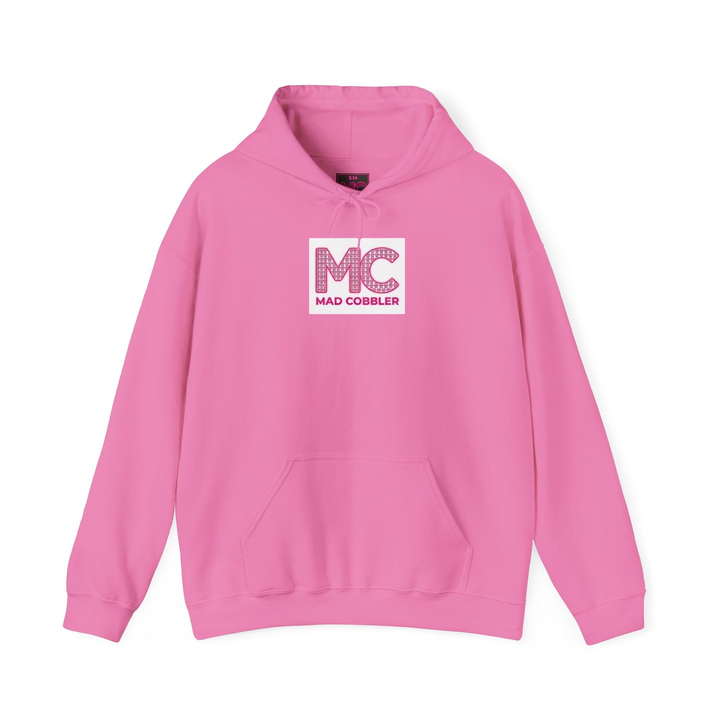 Hoodie — 'MC Mad Cobbler' Graphic Logo Hoodie with Angry Cartoon Back Print