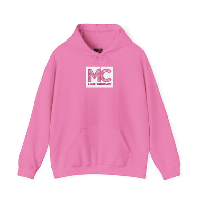 Hoodie — 'MC Mad Cobbler' Graphic Logo Hoodie with Angry Cartoon Back Print