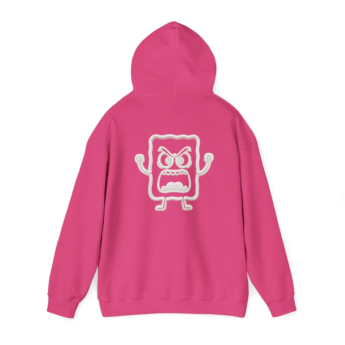 Hoodie — 'MC Mad Cobbler' Graphic Logo Hoodie with Angry Cartoon Back Print