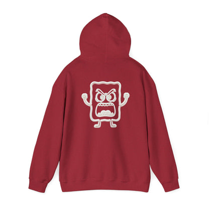 Hoodie — 'MC Mad Cobbler' Graphic Logo Hoodie with Angry Cartoon Back Print