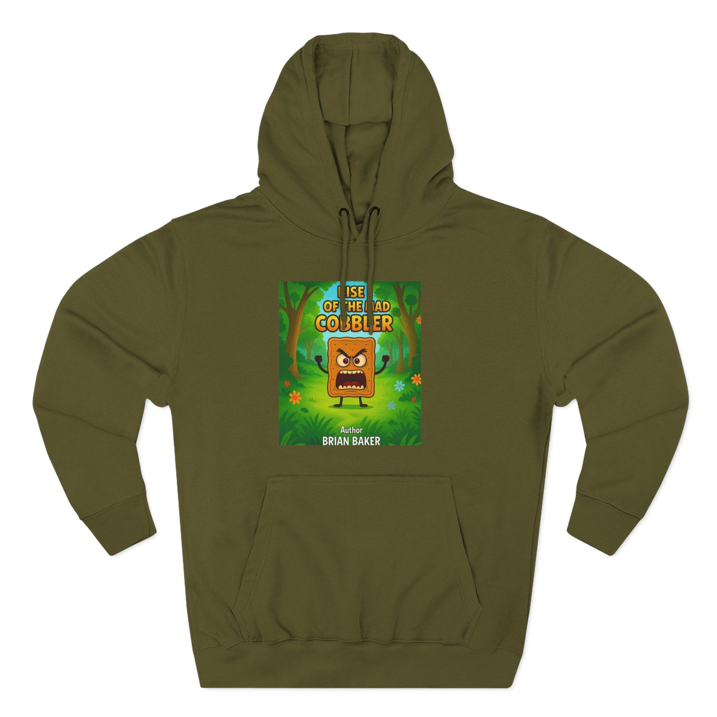 Three-Panel Fleece Hoodie