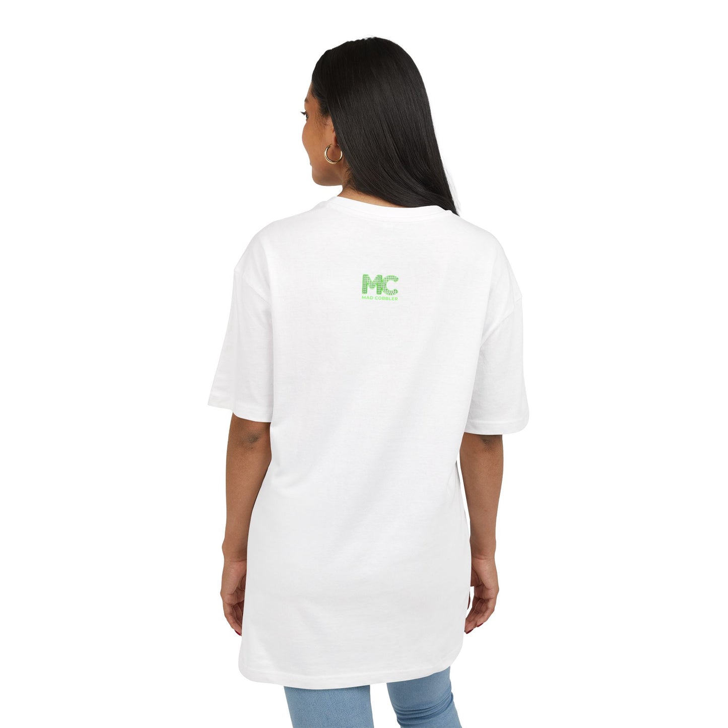 T-Shirt — madcobbler.net Logo Tee (Green Mascot)