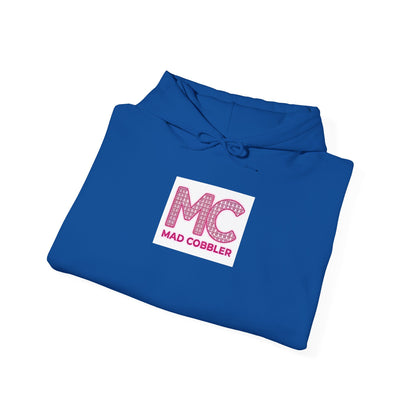 Hoodie — 'MC Mad Cobbler' Graphic Logo Hoodie with Angry Cartoon Back Print