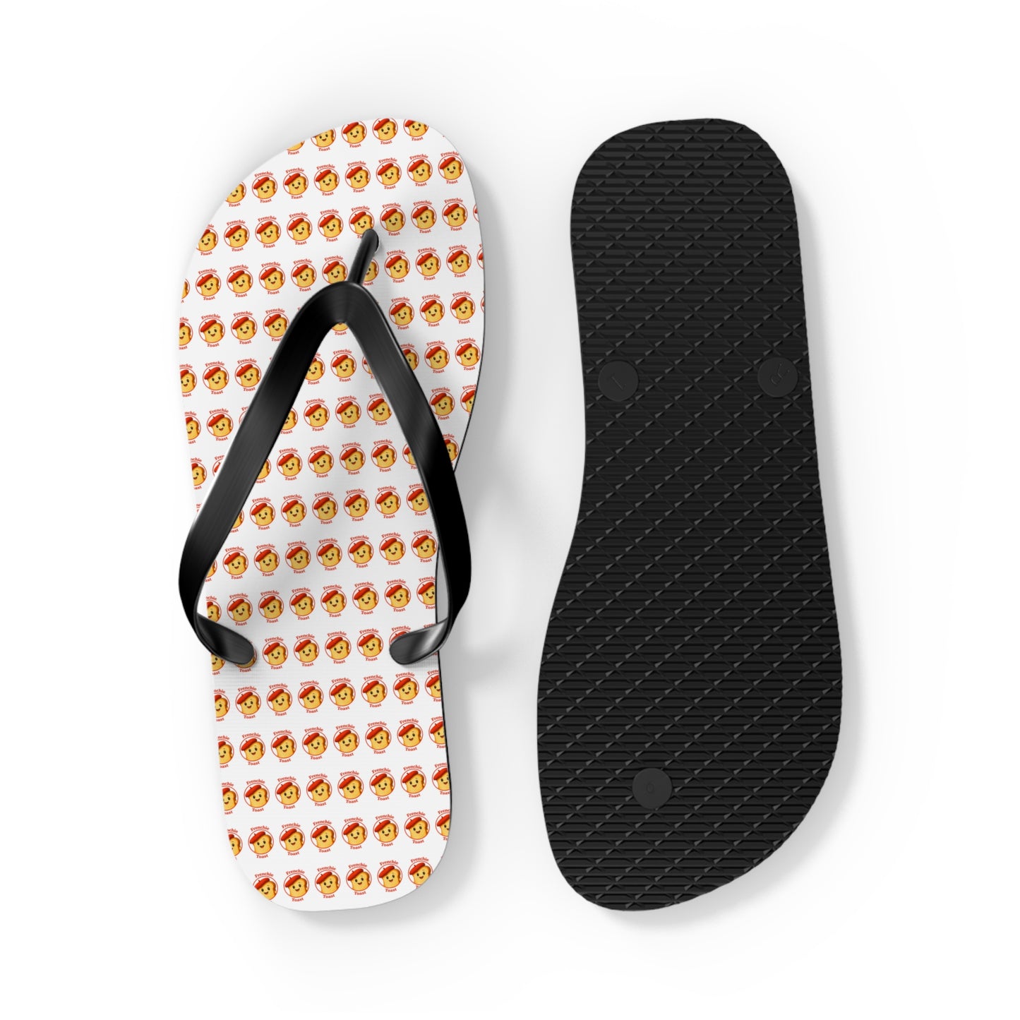 Frenchie Toast Flip Flops – Cute Fruit Summer Sandals