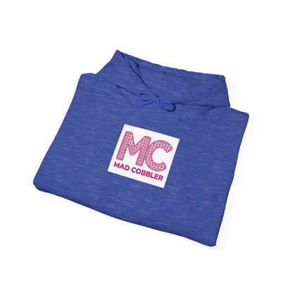 Hoodie — 'MC Mad Cobbler' Graphic Logo Hoodie with Angry Cartoon Back Print