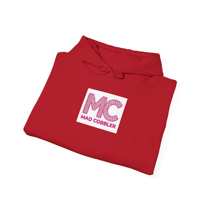 Hoodie — 'MC Mad Cobbler' Graphic Logo Hoodie with Angry Cartoon Back Print