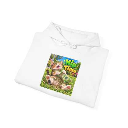 Nip Time Kitten Graphic Hoodie Unisex