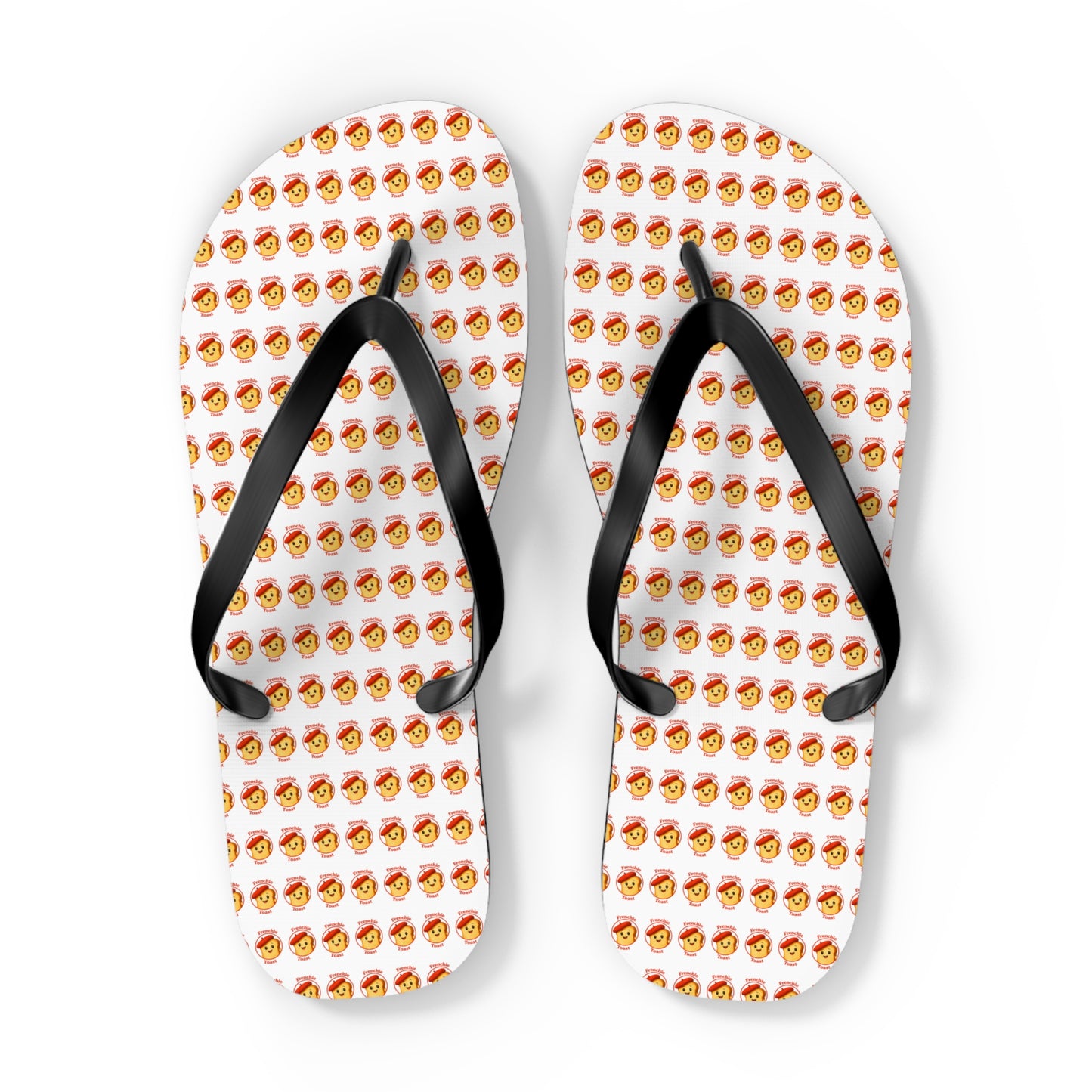 Frenchie Toast Flip Flops – Cute Fruit Summer Sandals
