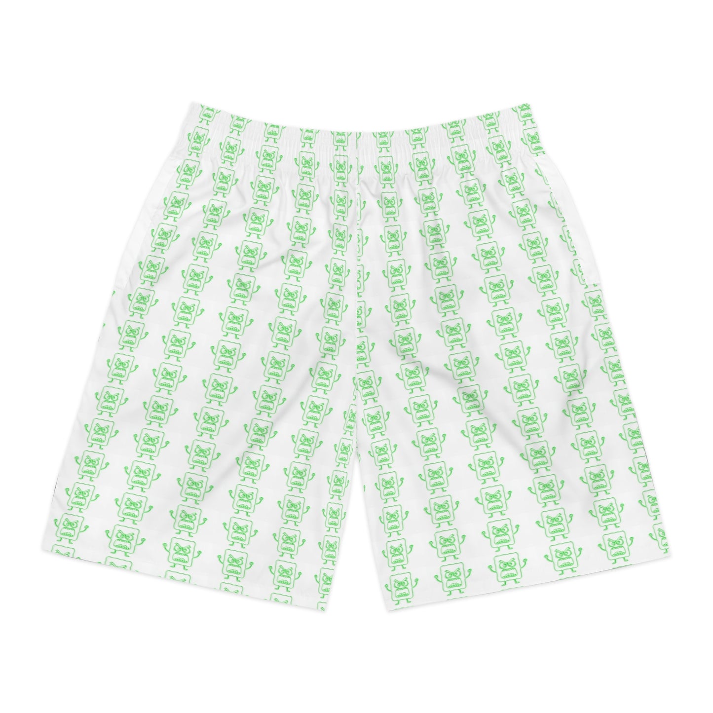 Men's Jogger Shorts — GreenMad Cobbler All-Over Print