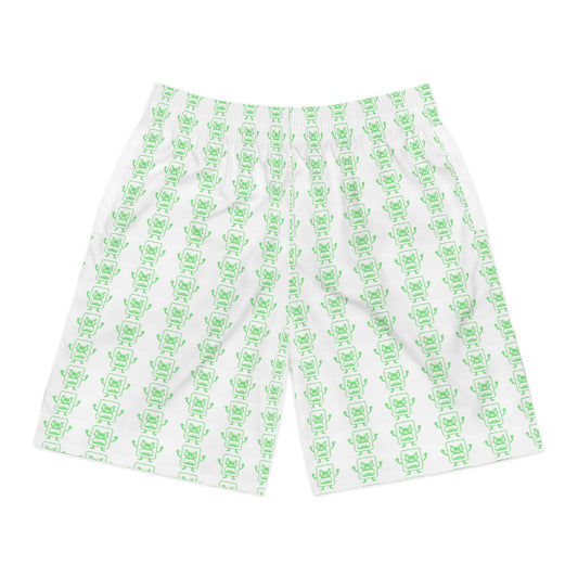 Men's Jogger Shorts — GreenMad Cobbler All-Over Print
