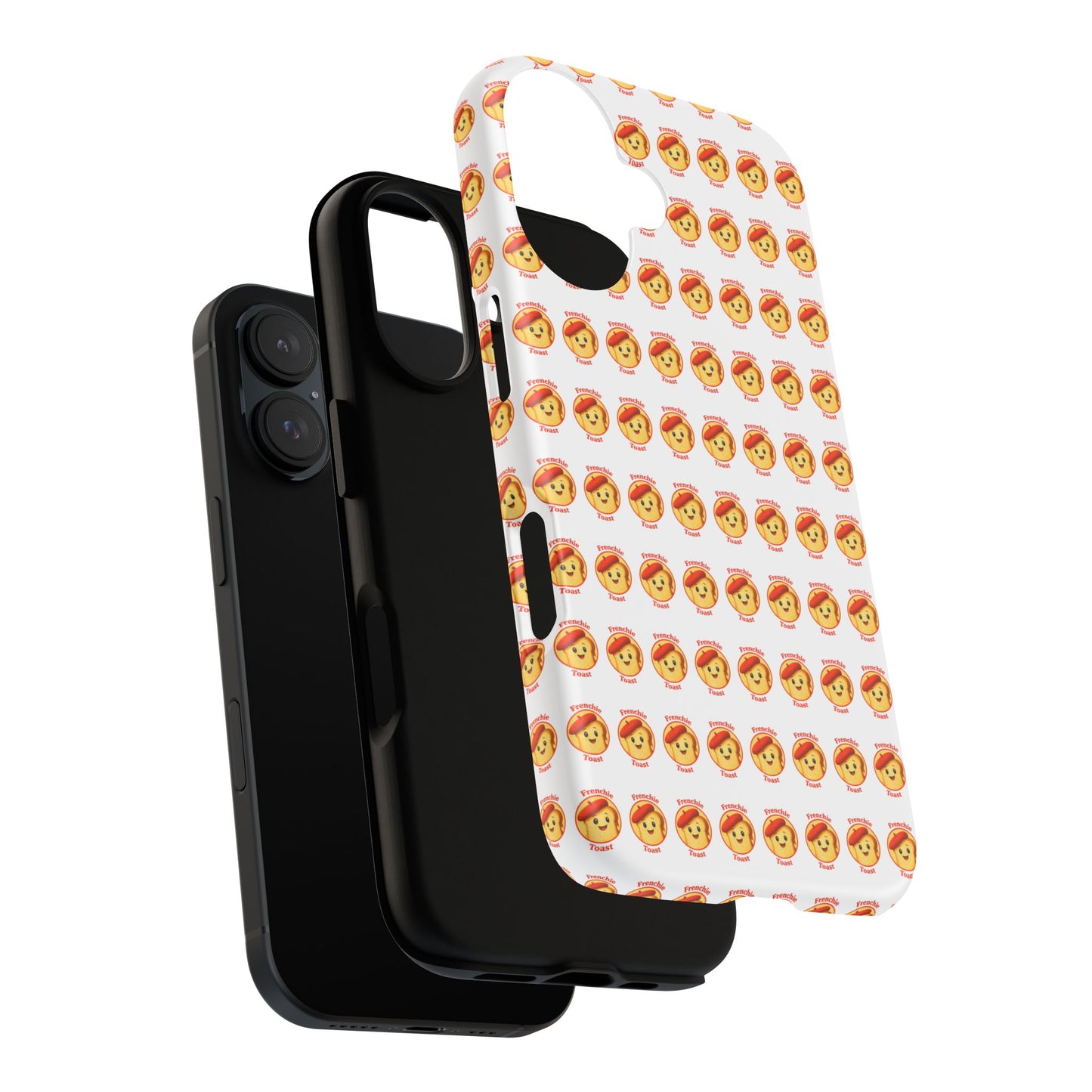 Frenchy Toast Phone Case — Cute Smiling Face Repeat Design