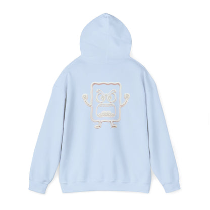 Hoodie — 'MC Mad Cobbler' Graphic Logo Hoodie with Angry Cartoon Back Print