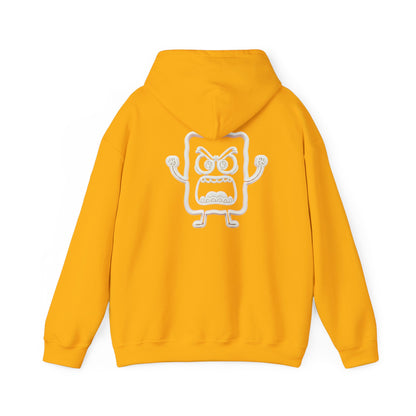 Hoodie — 'MC Mad Cobbler' Graphic Logo Hoodie with Angry Cartoon Back Print