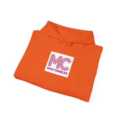 Hoodie — 'MC Mad Cobbler' Graphic Logo Hoodie with Angry Cartoon Back Print