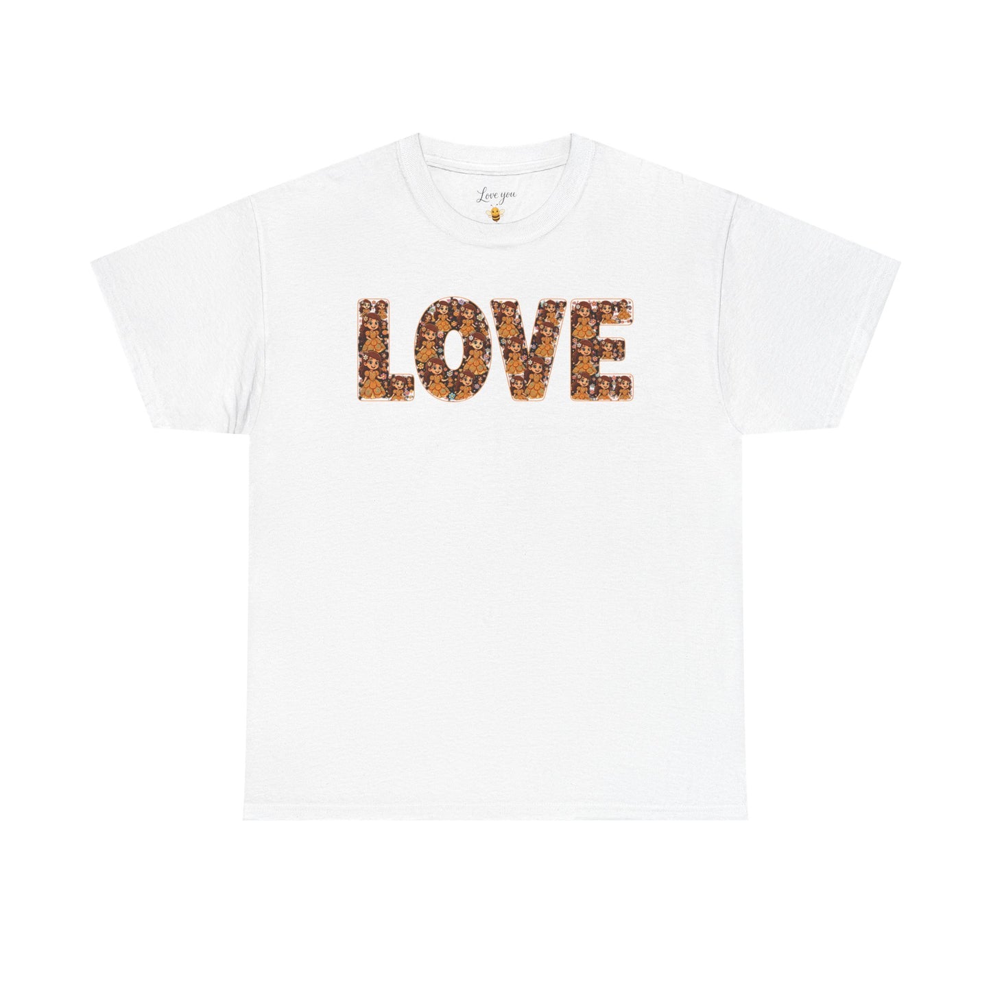 LOVE Cookie Character T-Shirt with Love you inner tag