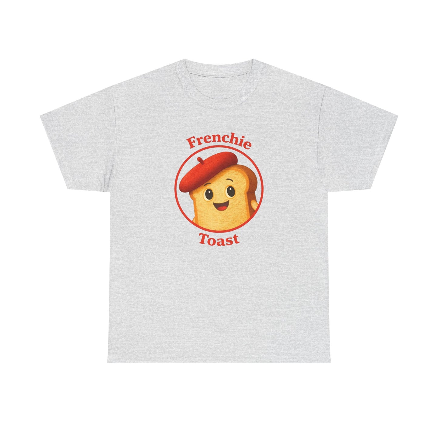 Women's Frenchie Toast T-Shirt — 100% Heavyweight Cotton Graphic Tee with Beret