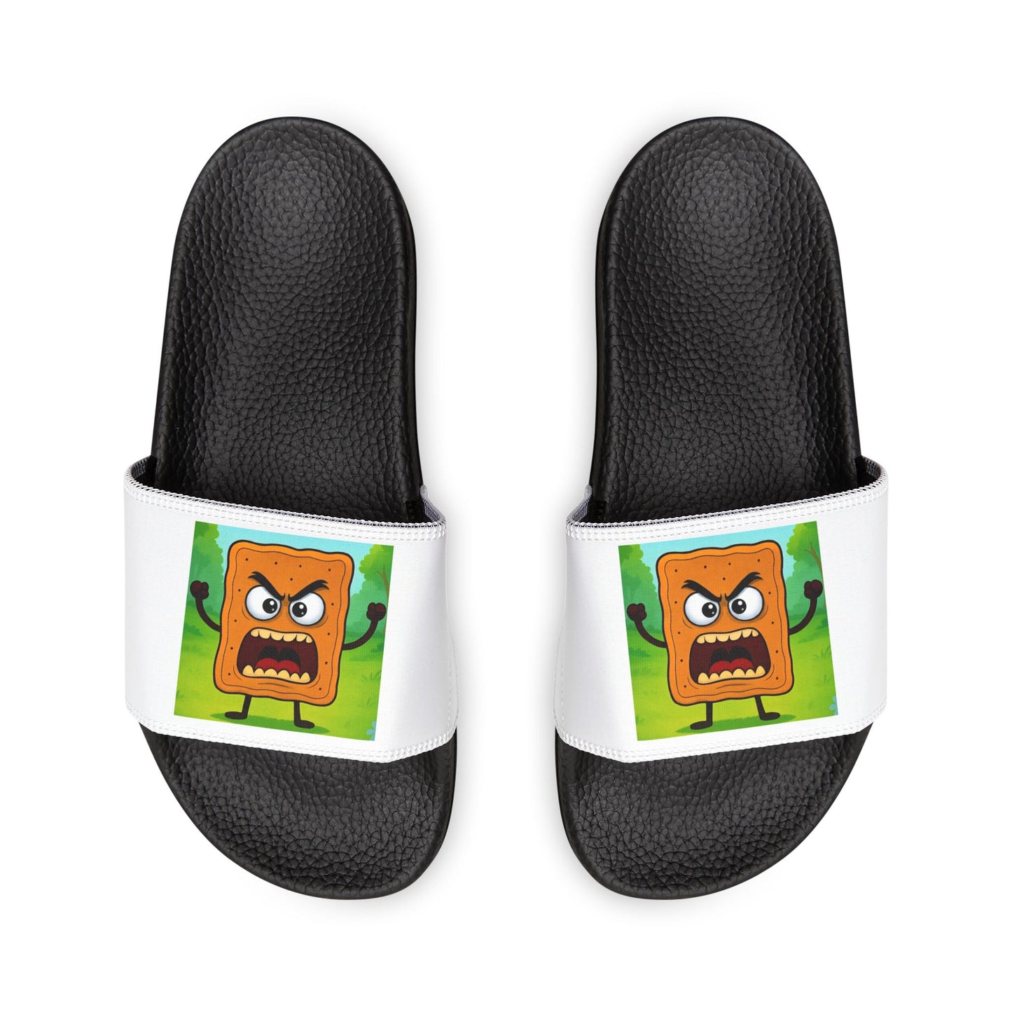 Slide Sandals — Mad Cobbler Cartoon & Book Icon