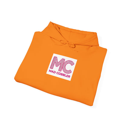 Hoodie — 'MC Mad Cobbler' Graphic Logo Hoodie with Angry Cartoon Back Print