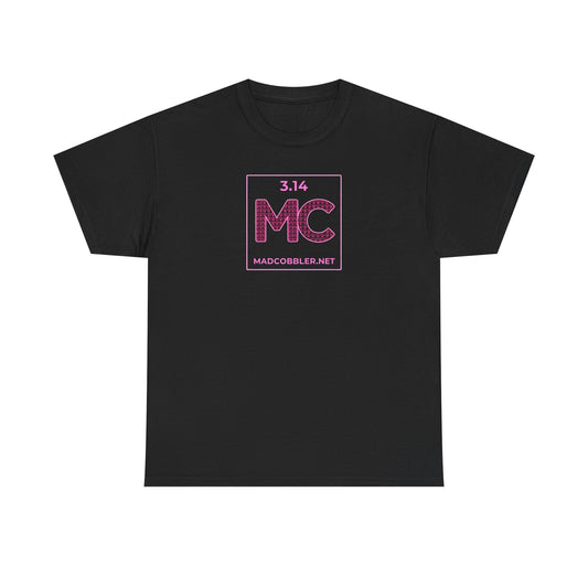 MC Pi Logo T‑Shirt — 3.14 MadCobbler.net 100% Heavyweight Cotton Tee