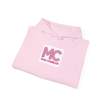 Hoodie — 'MC Mad Cobbler' Graphic Logo Hoodie with Angry Cartoon Back Print