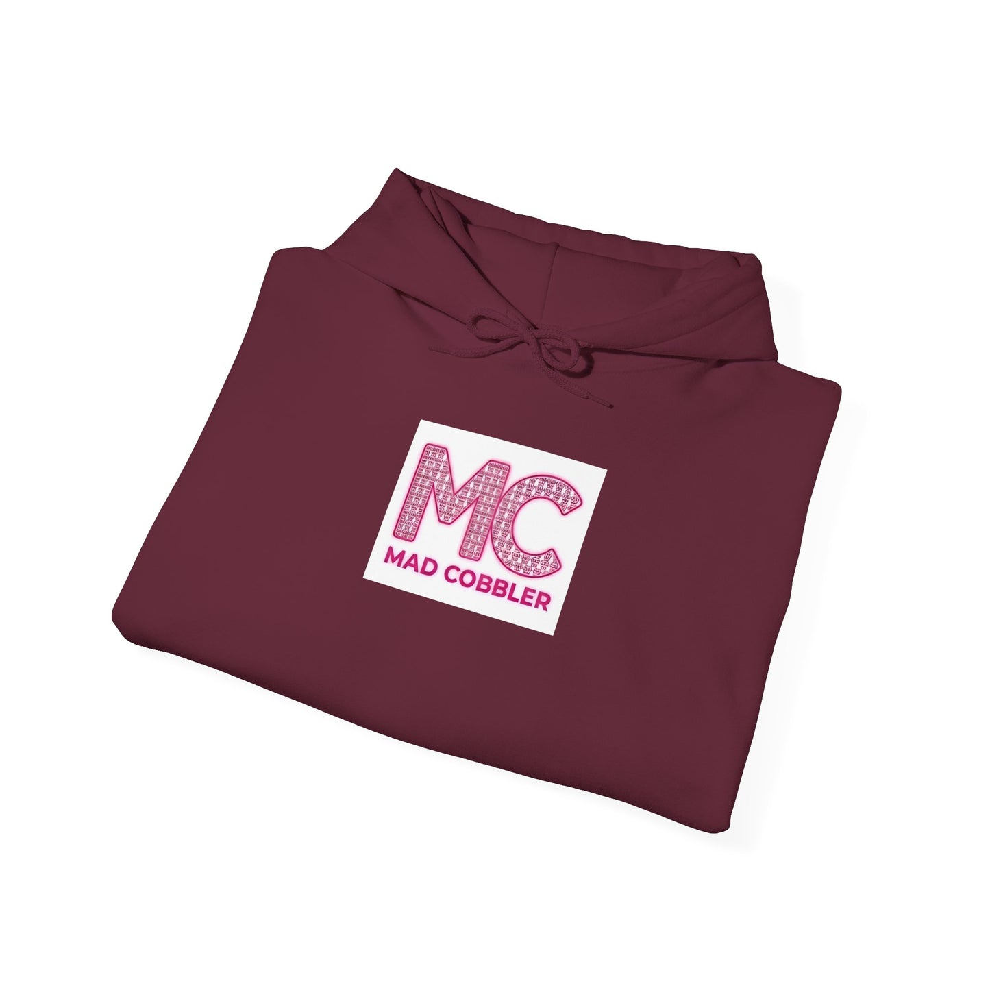 Hoodie — 'MC Mad Cobbler' Graphic Logo Hoodie with Angry Cartoon Back Print