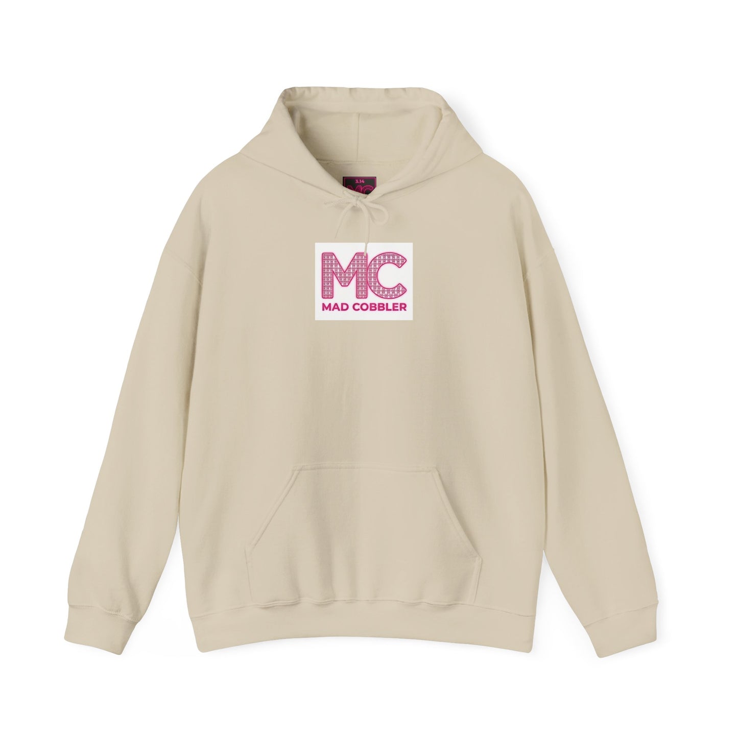 Hoodie — 'MC Mad Cobbler' Graphic Logo Hoodie with Angry Cartoon Back Print