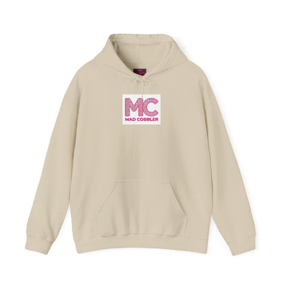 Hoodie — 'MC Mad Cobbler' Graphic Logo Hoodie with Angry Cartoon Back Print