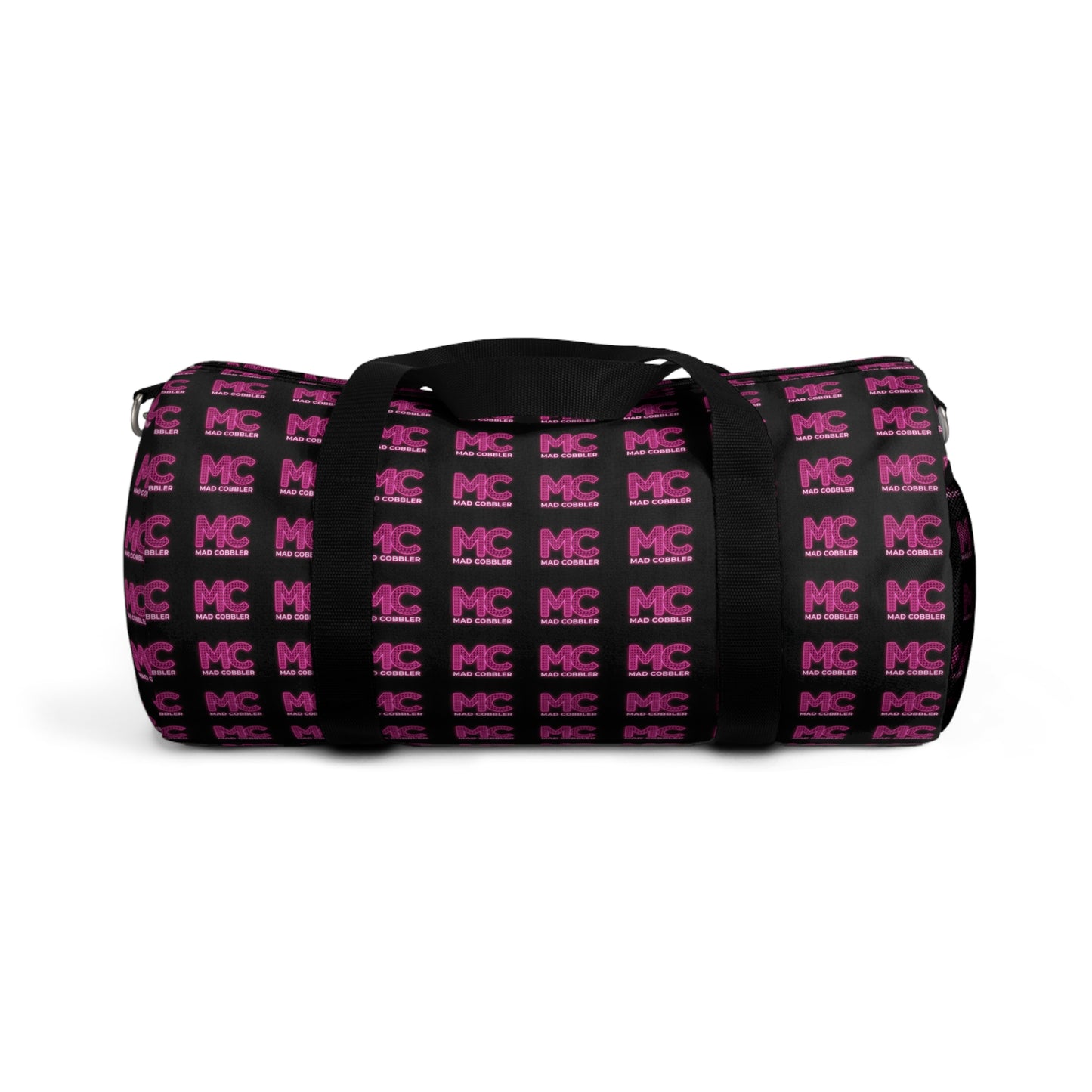 Mad Cobbler Pink & Black Pattern Duffel Bag