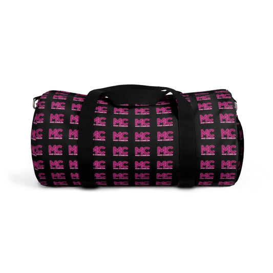 Mad Cobbler Pink & Black Pattern Duffel Bag