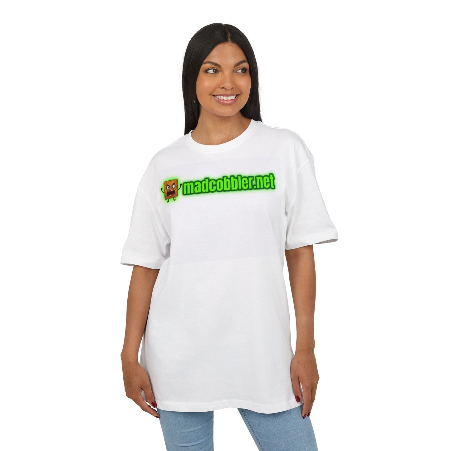 T-Shirt — madcobbler.net Logo Tee (Green Mascot)