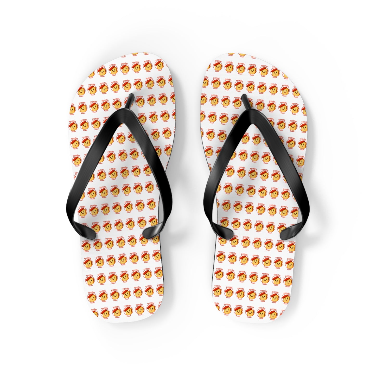 Frenchie Toast Flip Flops – Cute Fruit Summer Sandals