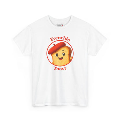 Frenchie Toast T‑Shirt — Cute Toast Character with Red Beret Graphic Mom edition
